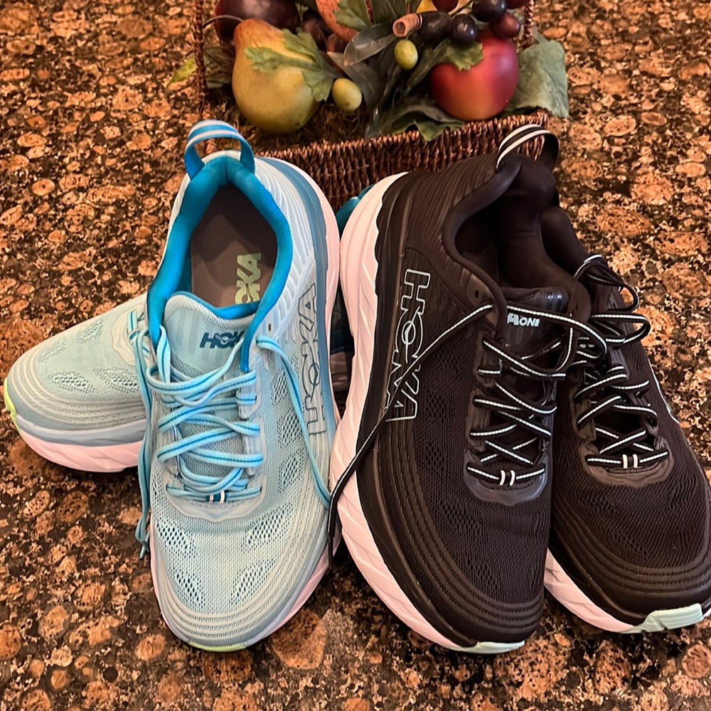 2 pairs of Hokas in size 8.5